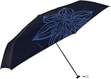 マブ(mabu) 日傘 折りたたみ傘 日傘兼用雨傘 レディース 55cm ベーシックライトマルチミニ クレマチス SMV-41008 傘 雨傘 UVカット 遮光 晴雨兼用傘 おしゃれ 可愛い 軽量 花柄 人気 大きい 女性用 umbrella