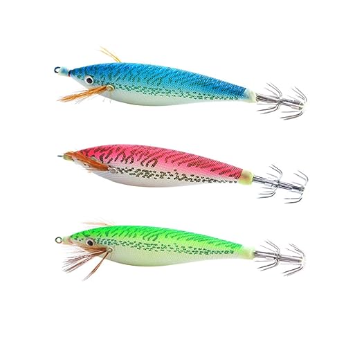 NULYLU 3個 釣り用品 釣りルアーフッグ タックル 海釣りアクセサリー ネット ペン ラック ガレージ ナマズ釣り パンフィッシュ スケトウダラ 釣り竿 水族館 針 魚 キット 鯉