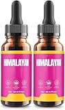 Himalayan Burn Max Drops,HimalayanBurn Max Advanced Liquid Drop Supplement,All Natural Liquid Formula,Himalayan Burn Pink Salt Overall Wellness Supplement (2 pcs)