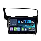 MSD 6G+128G   Autoradio pour Golf 7 (2013 2018) | Android 15 GPS Navi Radio | Carplay Android Auto Volant Dual Band WiFi DSP Dab | Caméra MIC | Octa Core 2 Din 10.1 Pouce