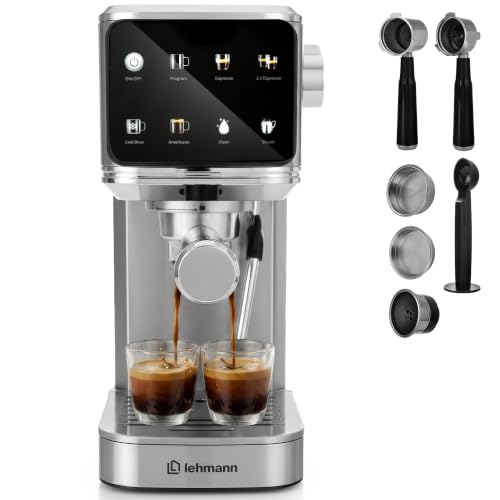 LEHMANN Bellagio Espressomachine 20 Bar met Melkopschuimer