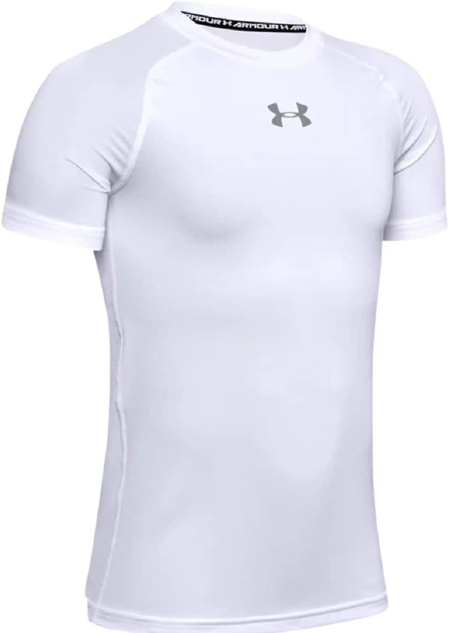 Under Armour Boys' HeatGear Fitted S/S Tee (Big Kids)