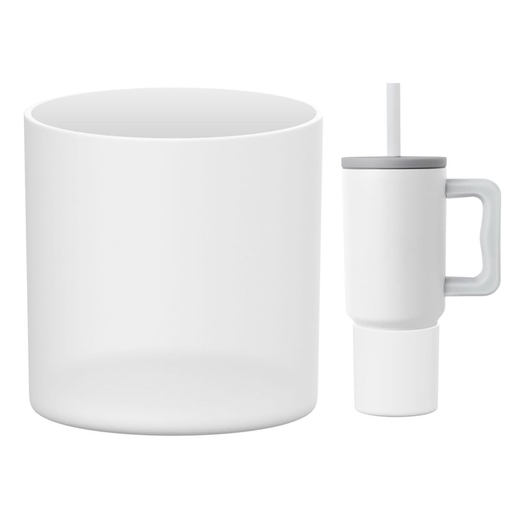 BKBY Silicone Boot Compatible with Sinple Midern 24/30/40 oz Tumbler with Handle/Trek Pivot, Protective Anti-Scratch Bottle Bottom Sleeve Cover