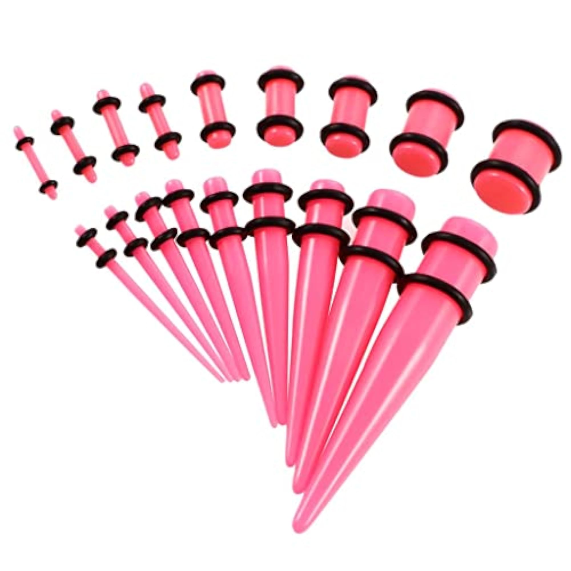 18 Pieces Ear Piercing Kit, Pink