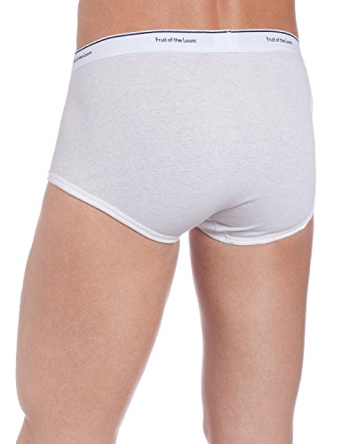 Fruit of the Loom 3-Pack Men's White Big Man Briefs 7690BM (4XB (54-56))2