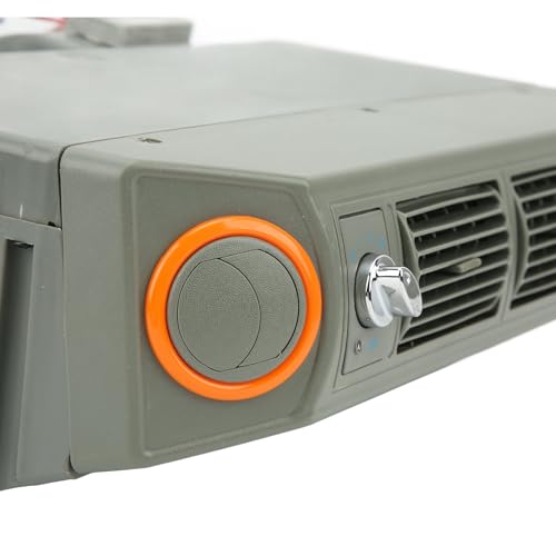 Gruppo Evaporatore Aria Condizionata Regolazione della Temperatura a 3 velocità Sotto il Cruscotto Evaporatore per Auto Camion Camper(DC24V 4A) (12V)