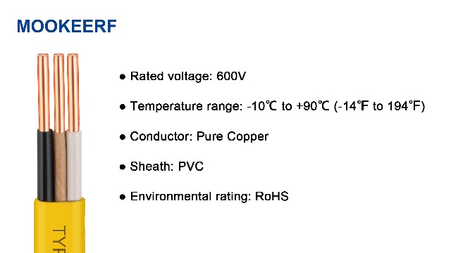 Image of 12 /2 Wire with Ground - 75FT 12 Gauge NM-B Non-Metallic Sheathed Cable 100% Pure Copper 12 AWG 2 Conductor Residential Indoor Wire for Outlets, Switches, Other Loads and Lighting Wiring Projects etc.