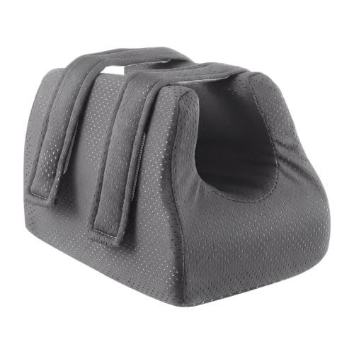 Image of Novabright 1 Pcs 3D Heel Protectors Foot Wedge Pillows Support Boot Bed Sore Pillow for Pressure Sores Bedridden Patients Relief Pressure Ankle Ulcers (Light Gray)