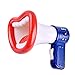 ECOSWAY Grand Bouche Drôle Mégaphone Enregistreur Jouet Enfants Voix Changeur Enfants Parlant A la Main Mic Vocal Jouets - Blanc