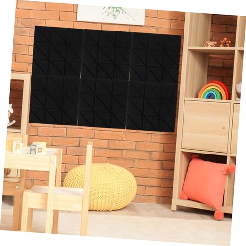 Abaodam 4pcs Panel Acústico Autoadhesivo para Aislamiento de Sonido Cuadrado Paneles de Atenuación de Ruido para Estudios de Grabación Hogar Oficinas y Espacios de Ensayo miniatura 4