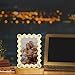 Attivolife Light up Wavy Photo Frame, 4x6 Inches Picture Frame Cute Night Light for Bedroom Aesthetic, Unique Birthday Christmas Gifts for Girl Lover Friends