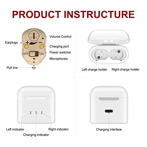 wiederaufladbar Wiederaufladbarer Soundverstärker Sprachverstärker und persönlicher Audio-Verstärker