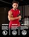 MAGCOMSEN Tank Tops Men Outdoor Cotton Basic Shirt Gym Beach Athletic Summer Sleeveless Tshirts for Men Tomato Red, L