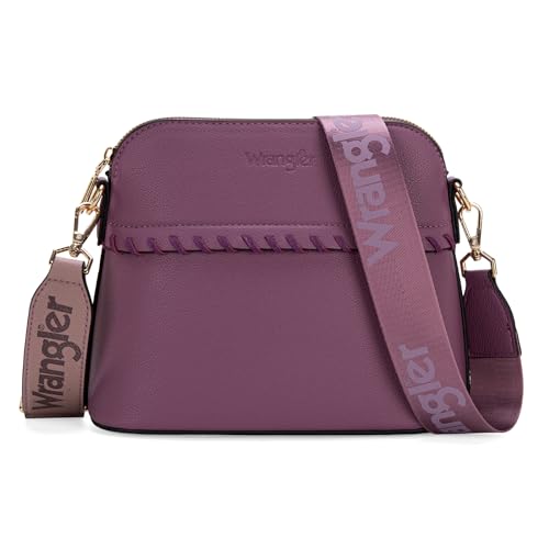 Image of Wrangler 3PCS Purses for Women Tote Bag Crossbody Handbag and Wallet Set with Guitar Strap