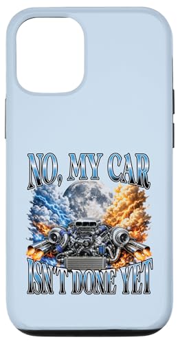 My Car Isn't Done Yet Supercharged�^�[�{�G���W�� �X�}�z�P�[�X iPhone 12/12 Pro �p