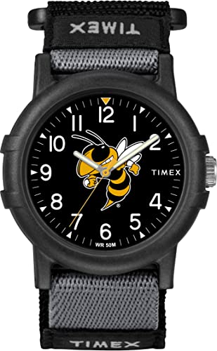 Image of Timex Unisex Collegiate Recruit 38mm Watch - Tennessee Volunteers with Black Fabric Strap