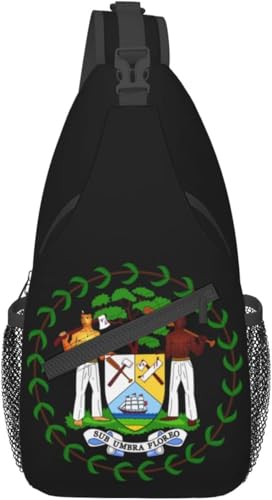 Mochila Bandolera Unisex Compacta Negra miniatura 1