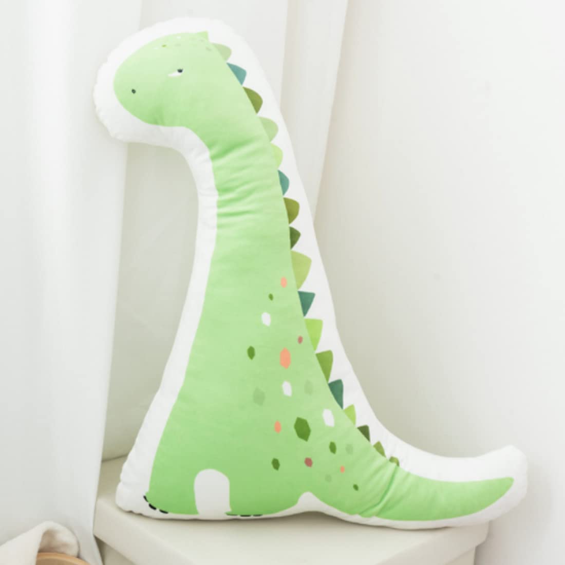 Crazyify Dinosaur Shape Printed Pillow for Kids| Boys |Girls - Velvet Pillow for Kids | Pillow for Children Room | Plush Cushion/Toys for Kids | Gift for Kids (Size-40cm) (B0B1VJ6Y9K) Amazon Price History, Amazon Price Tracker