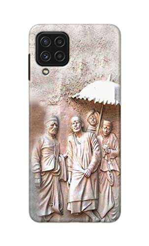 Image of Printed Hard Back Cover Case for Samsung Galaxy A22 4G Back Cover (Sai Baba) -1803