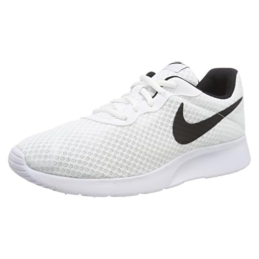 Nike Tanjun, Zapatillas de Correr Hombre, Blanco (White/Black), 43 EU