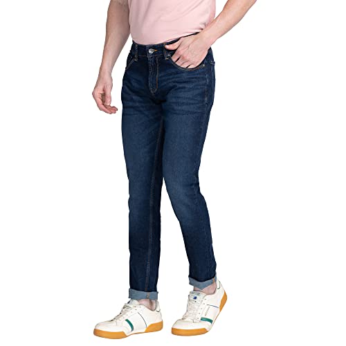 Image of Spykar Men's Slim Fit Low Rise Casual Jeans