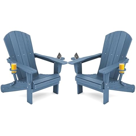 SERWALL Folding Adirondack Chair Set Cover