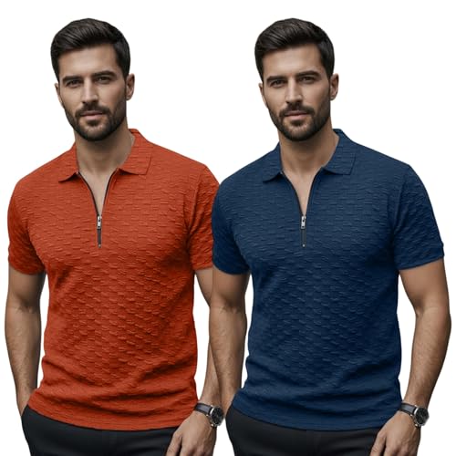 Image of Preneum Men's Poly Cotton Rich Solid Polo Tshirt | Collar Tshirts | Half Sleeves | Plain-Regular Fit (Available in Plus Sizes)