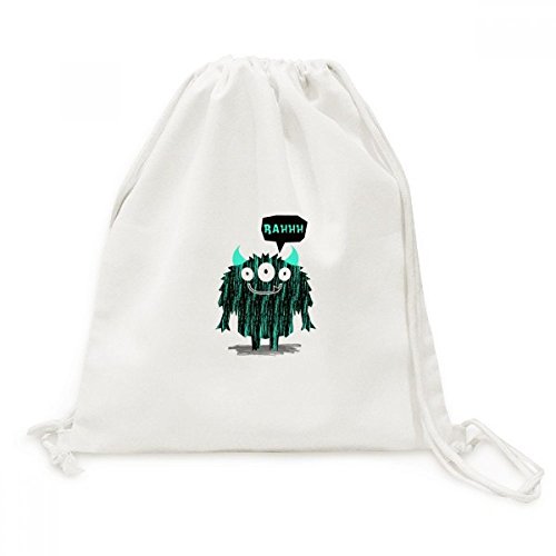 Sac à dos Toile cordon univers monstre alien voyage léger petit sac de sport pliable pour adulte
