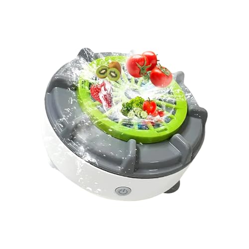 Limpiador de frutas – Lavadora portátil de frutas | Cesta de lavado de verduras | Escurridor de frutas para el hogar | Dispositivo limpiador de verduras portátil | Gadgets inteligentes para lechuga