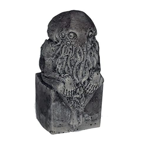 cthulhu figure - Cthulhu Stone Idol | Lovecraft Concrete Statue | Mythos Occult Prop (Idol)