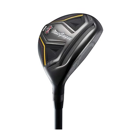 MACGREGOR V Foil Speed Hybrid Golf Club Stainless Steel Shaft híbrido, Hombres, Mano Derecha, 21 Degree Loft