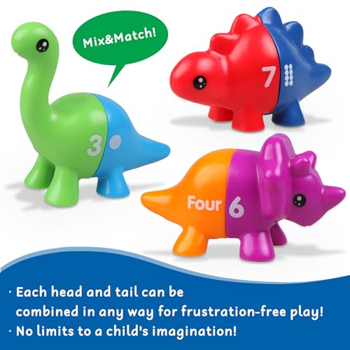 Toddler Dinosaur Montessori Toys for 1 2 3 4 Year Old Boy Girl Birthday Gift - Kids Preschool Learning Activities Educational Travel Outdoor Sensory Toys for Toddlers 1-3 - Baby Toys 12-18 Months - Image 5