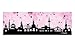 Produktbild KD Dsign+ Glasbild CITY AG39000785 DRESDEN STERNE PINK Größe 90 x 30 cm inkl. Aufhängesystem (Haftbleche)