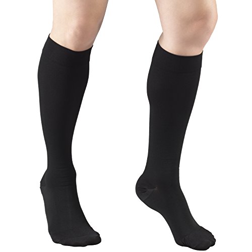 image for Truform 20-30 mmHg Compression Stockings for Men and Women Knee High L