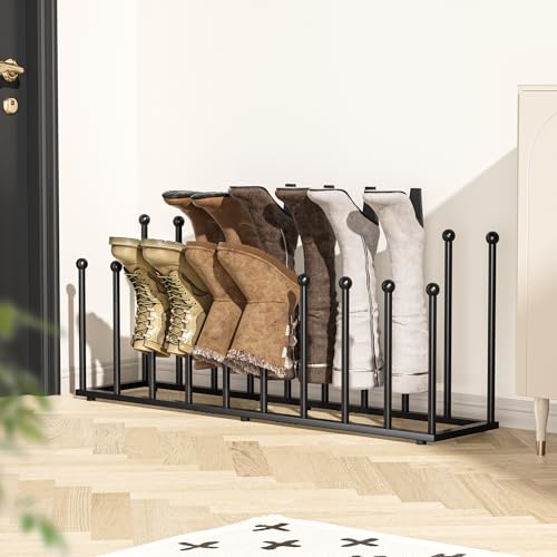 pickpiff Black Metal Shoe Rack, Holds 10 Pairs