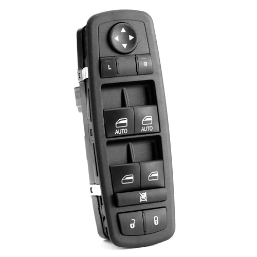 Master Power Window Switch Driver Side for 2012-2020 Dodge Grand Caravan, 2012-2016 Chrysle Town Country, 2012-2015 Ram C/V, Door Lock Switch Control Button 68110871AA 68298871AA (3 PINS+0 PIN) by Lozzpore - Image 2
