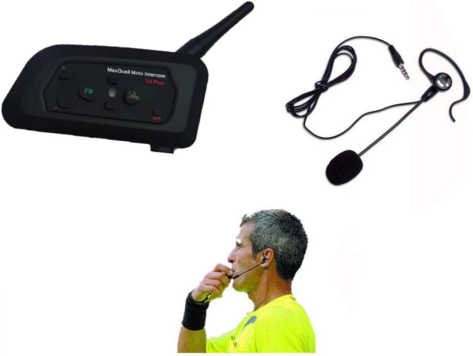 Referee Headset 1PC V4 Football Wireless Headsets Wireless Football Headsets Headset Football Referee Communication
