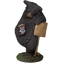 Design House 328203 Wipe Your Paws Bear 24-inch Figurine Statue for Garden Patio Home & Office Decor Housewarming Gifting Birthdays