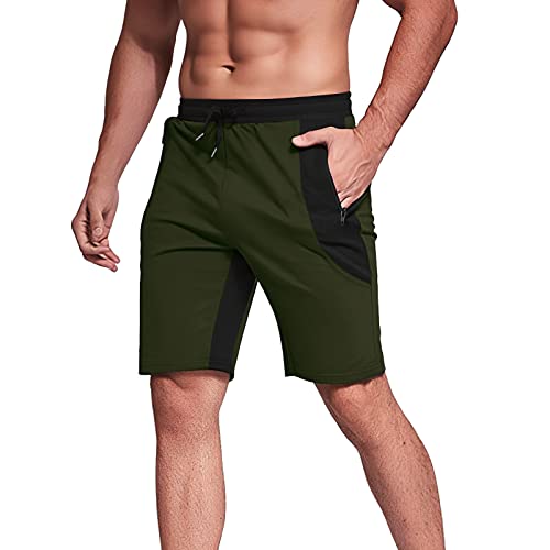 Ellees Men's Shorts Athletic Drawstring Pockets Shorts Athletic Running Shorts Jogging Sports Pants Trendy Gym Shorts #TOP20