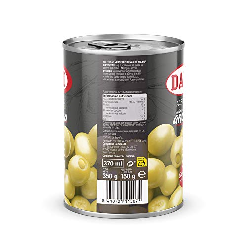 Miniatura 2 de Dani - Aceitunas Extra Grandes Rellenas De Anchoa 350 Gr.