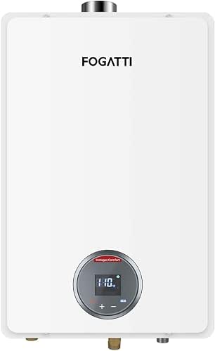 FOGATTI Natural Gas Tankless Water Heater - Indoor Installation Up
