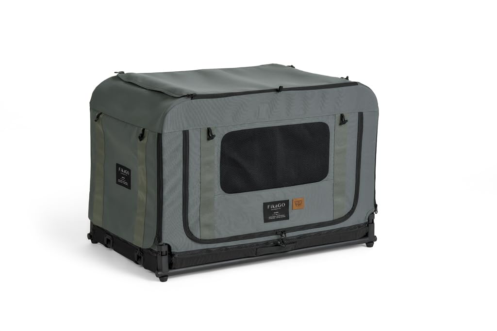 Bolsa para mascotas pequeñas Queen M verde con diseño ergonómico y ventilación óptima