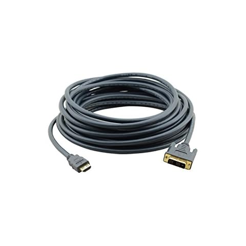 Kramer Electronics C-HM/DM-6 1.82 m HDMI DVI-D HDMI DVI - DVI Cable (6ft, Black, DVI-D Male, Gold) Cover