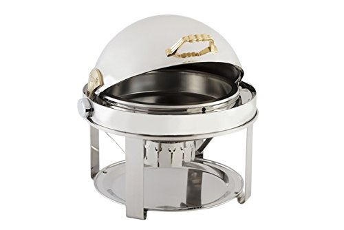 2 gal Dripless Round All Stainless Steel Chafer