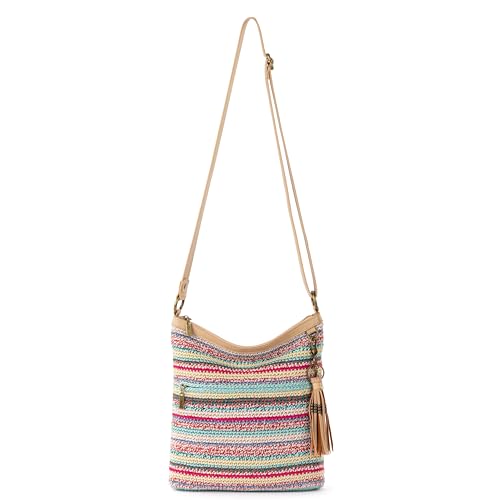 Image of The Sak Lucia Crossbody Bag in Crochet, Convertible Purse with Adjustable Shoulder Strap