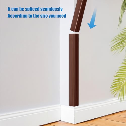 Image of Wall Corner Protectors 4 Pack,1.57x1.57x23.62x0.12 inch PVC Double Side Proof Corner Guards for Sharp Edges, Self-Adhesive Corner Protectors for Home, Kindergarten,Thickness-3mm(0.12 in)