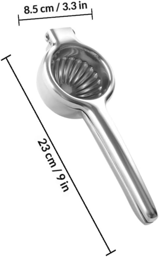 Manual Stainless Steel Juicer Large Handheld Citrus Squeezer for Home Kitchen Fruit Juice Extraction