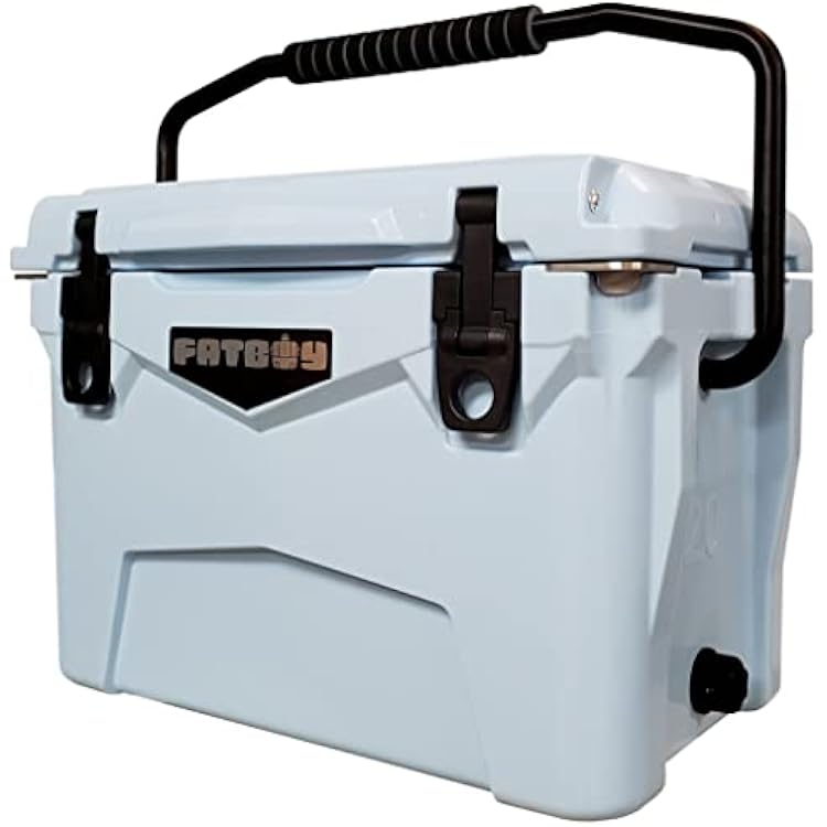 Fatboy 20 Quart Roto Molded Hard Sided Cooler (Light Blue)