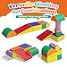 TOLEAD 5 Pcs Foam Climbing Blocks for Toddlers, Soft Play Set Climb and Crawl Foam Activity Playset Gym Equipment for Playroom, Daycare, Kindergarten,Multicolored
