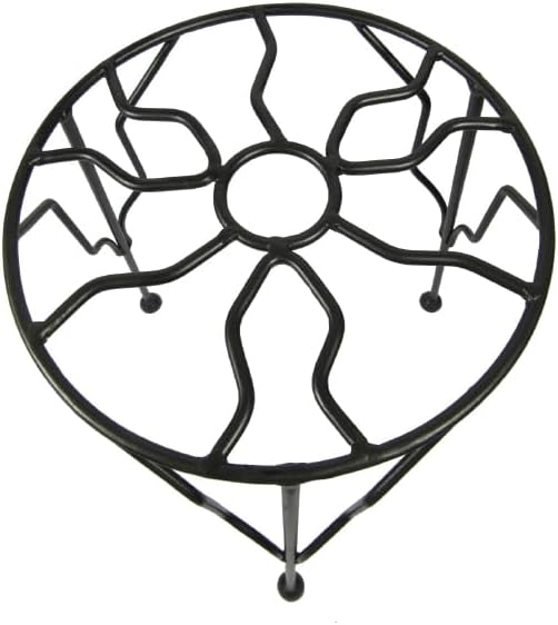 Miniatura 2 de Garden & Home - Soporte para plantas de 15 pulgadas, soporte de acero negro resistente para plantas de interior, no requiere montaje, soporte